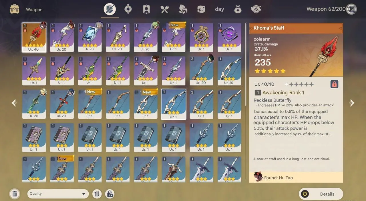 GI1164 Hu Tao C1 + Staff of Homa with Diluc and Tighnari